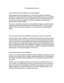 El comportamiento del yo