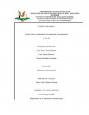 Ensayo sobre la importancia de la educación socioemocional