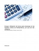 Utilización de bonos para empresas en las Estados Unidos de Norteamérica, por qué son tan utilizados