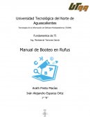 Manual de Booteo en Rufus