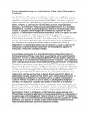 Ensayo de las atribuciones de la Administración Pública Federal Mexicana en la Constitución