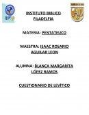 CUESTIONARIO DE LEVÌTICO LA NACIÓN DEL PACTO RECIBE LAS LEYES