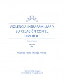 Violencia intrafamiliar y su relación con el divorcio