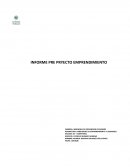 INFORME PRE PRYECTO EMPRENDIMIENTO