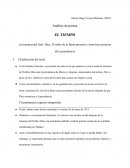 Análisis de prensa EL TIEMPO