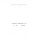 ESTADO DE COSTOS Y ELEMENTOS