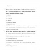 Preguntas de clase. Plan decenal de educación