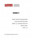 Técnicas de Psicoterapia Infantil