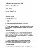 Trabajo de Ciencias Naturales. Poblaciones