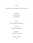 LA IMPORTANCIA DE LA INFORMACIÓN EN LA TOMA DE DECISIONES