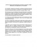Cuál es la relación entre sociedad del conocimiento, innovación y capital intelectual en una organización y en la sociedad?