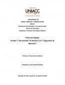 Procesos psicologicos basicos. Documental “El Hombre con 7 Segundos de Memoria”