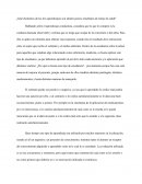 ¿Qué elementos de los tres aprendizajes son ideales para la enseñanza de temas de salud?