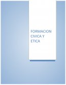FORMACIÓN CÍVICA Y ÉTICA