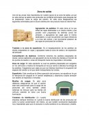 Zona de salida layout