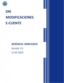 Requerimiento sistema E-Cliente. Página 1