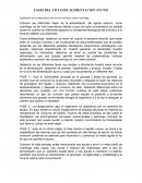 FASES DEL CICLO DE ALIMENTACION AYUNO