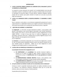 CUESTIONARIO ANTROPOLOGÍA. Página 1