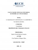 La importancia de la administración y la contabilidad en las empresas peruanas