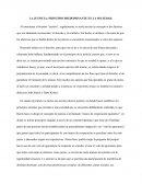 LA JUSTICIA: PRINCIPIO PREDOMINANTE EN LA SOCIEDAD