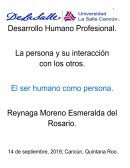El ser humano como persona