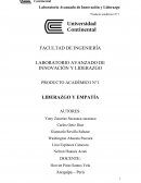 PRODUCTO ACADÉMICO N°1 LIDERAZGO Y EMPATÍA