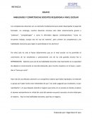 HABILIDADES Y COMPETENCIAS DOCENTES REQUERIDAS A NIVEL ESCOLAR