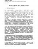 Teoría Marxista de la Opinión Pública