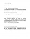 ECONOMÍA POLÍTICA Actividad 4: Cuestionario