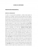 PRESENTACIÓN PROBLEMÁTICA, RESEÑA DE LA ORGANIZACIÓN