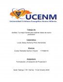 Análisis “La mejor fuente para obtener ideas de nuevo productos”