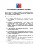 Recomendaciones Sanitarias para restaurantes, cafés y análogos