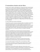 El materialismo histórico de Karl Marx