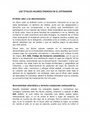 LOS TITULOS VALORES CREADOS EN EL EXTRANJERO