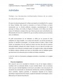 Trabajo: Los documentos institucionales básicos de un centro de educación primaria