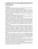 La Filosofía del Orden y la práctica pedagógica