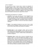 Caracteristicas de un investigador
