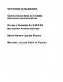 Envase y embalaje: Vidrio contra Plastico