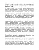 LA EVOLUCIÓN DEL CONSUMO Y APRENCIACIÓN EN LA INDUSTRIA