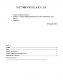 METODO DE REGLA FALSA