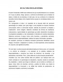 MI CULTURA ESCOLAR IDÓNEA