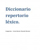 Diccionario repertorio léxico