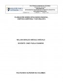 PLANEACIÓN SOBRE INTELIGENCIA MUSICAL, CINÉTICO-CORPORAL Y NATURALISTA