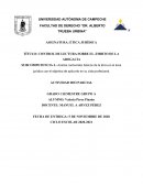 CONTROL DE LECTURA SOBRE EL ÁMBITO DE LA ABOGACIA