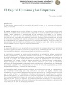 El Capital Humano y las Empresas