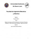 Mapeo de proceso de (NPI) Introducción de Nuevos Productos mediante un VSM (Value Stream Maping)
