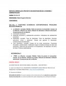 ESPACIO CURRICULAR: PROYECTO DE INVESTIGACIÓN EN ECONOMÍA Y ADMINISTRACIÓN