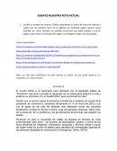 ENSAYO NUESTRO RETO ACTUAL