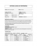 HISTORIA CLINICA DE ENFERMERIA