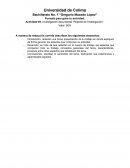 Actividad #3. Investigación documental “Reporte de Investigación”